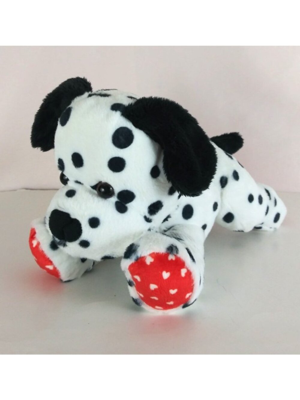 Way To Celebrate Dalmatian Puppy Dog With Heart Paws 9" Plush